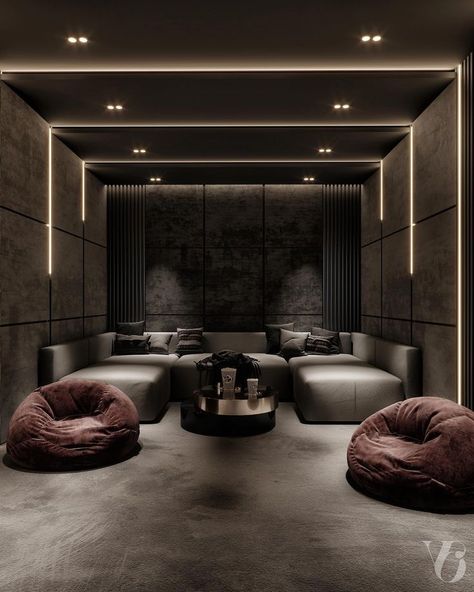 Small Cinema Room, Cinema Room Small, Cinema Room Design, Home Theatre Design, Small Home Theater, Sala Cinema, Home Theater Ideas, Small Home Theaters, Karaoke Room