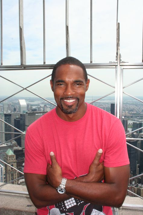 July 9, 2014: Actor Jason George of Grey's Anatomy and @mistresses enjoys the Empire State Building’s summer views. Penelope Cruz, Jason Winston George, Jason George, The Empire State Building, Station 19, Black Actors, Roger Federer, Sunset Beach, Heidi Klum