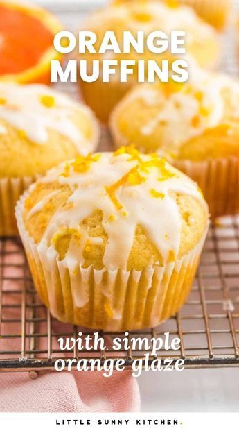 Orange Breakfast Muffins, Orange Zest Muffins, Orange Juice Muffin Recipe, Baking Recipes With Oranges, Orange Blender Muffins, Orange Juice Cupcakes, Orange Juice Cookies Recipes, Orange Juice Desserts, Desserts Using Oranges