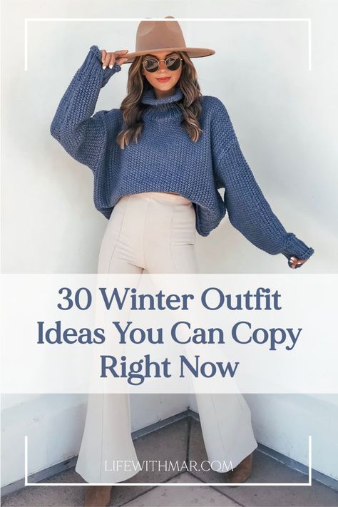 Nyc Fashion Winter, Winter Outfits Dressy, Chic Winter Outfits, Stylish Winter Outfits, Trendy Outfits Winter, Outfit Invierno, Trendy Sweaters, Trendy Winter, Ținută Casual