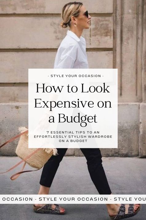 Looking Expensive, Look Expensive On A Budget, How To Look Expensive, Chique Outfit, Mode Tips, Chique Outfits, Chic Outfit Ideas, Look Expensive, Casual Chique