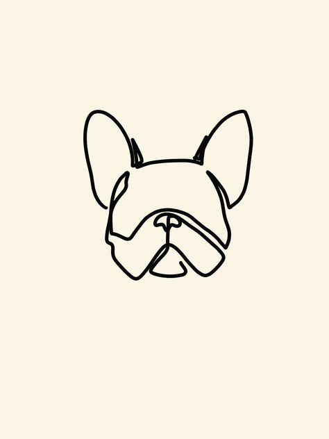 Frenchie Line Tattoo, Frenchie Line Art, Frenchie Outline Tattoo, Fine Line Pet Tattoo, French Bulldog Tattoo Minimalist, Frenchie Tattoo Outline, French Bulldog Tattoo Outline, Outline Dog Tattoo, Small Frenchie Tattoo