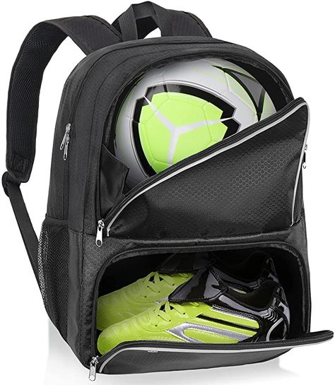 Football Bags, Backpack With Shoe Compartment, Football Backpack, Soccer Backpack, Football Bag, Indoor Volleyball, Soccer Bag, Football Equipment, Basketball Gear