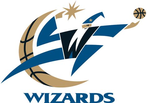 Washington Wizards Primary Logo 2008-2011 Logos, Sports Bra Diy, Wizards Basketball, Sports Party Games, Wizards Logo, Basketball Kit, Sports Activities For Kids, Tattoo Logo, Team Logo Design