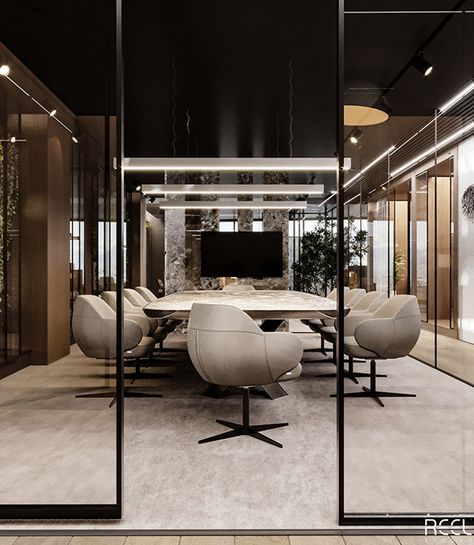 Office Design Luxury, Head Office Design, Ceo Office Design Luxury Modern, Ceo Office Design Luxury, Office Interior Design Luxury, Ceo Office Design, Modern Office Design Inspiration, Building Interior Design, Meeting Room Design Office