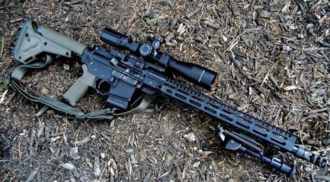 Building a .450 Bushmaster AR-15 Hunting Rifle with Brownells Man Stuff, 450 Bushmaster, Fire Arms, Military Gear Tactical, Ar Build, Tactical Gear Loadout, By Any Means Necessary, Hunting Equipment, Pew Pew