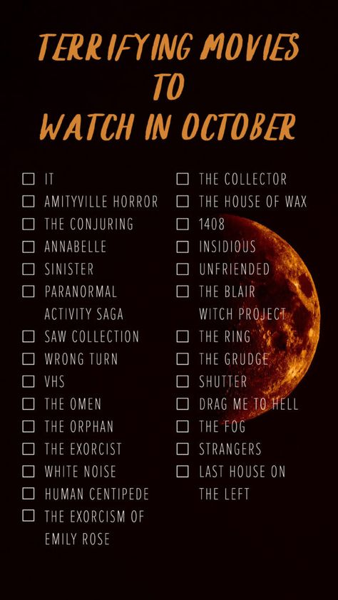 The more of the scarrier halloween movies Pelottava Halloween, Scary Movie List, Terrifying Movies, Film Memes, Scary Movies To Watch, Herbst Bucket List, Halloween Movies List, Horror Movies On Netflix, Movies Wallpaper