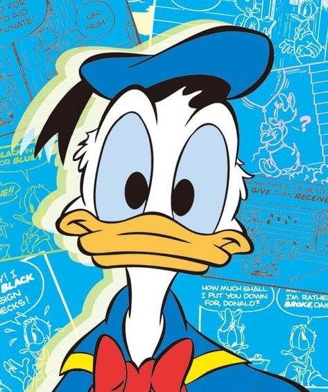 Donald Duck Drawing Eyes, Donald Disney, Walt Disney Cartoons, Kalle Anka, Duck Wallpaper, Mickey Mouse Images, Donald And Daisy Duck, Cartoon Drawing Tutorial, Disney Cartoon Characters