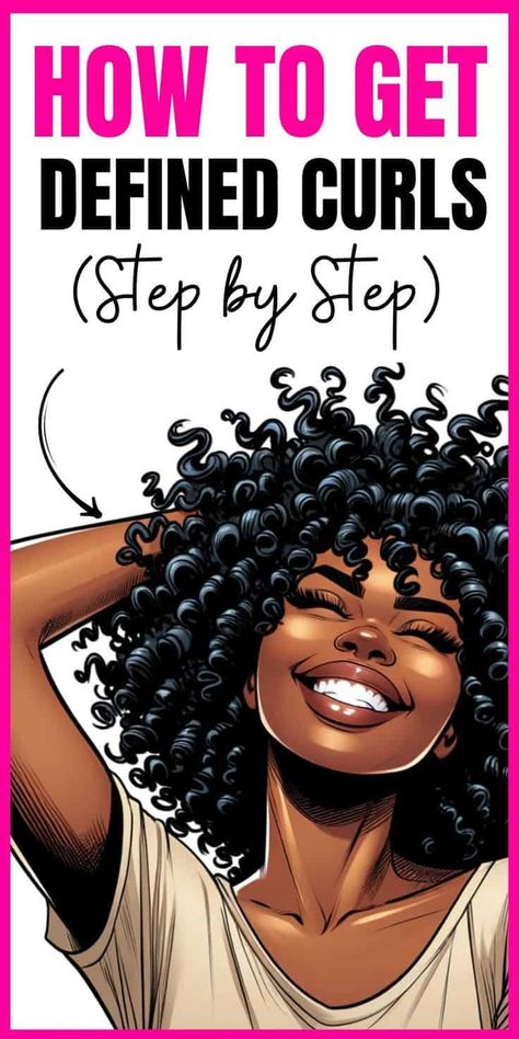 How To Get Defined Curls: A Step-by-Step Guide - The Mestiza Muse Best Defining Curl Products For Natural Hair, How To Achieve Curls On Natural Hair, How To Make Curls More Defined, How To Curl Black Hair, How To Set Curly Hair, Enhance Curls Naturally, How To Make My Curls More Defined, Curls Black Women Natural Hair, How To Curl Natural Hair Black Afro