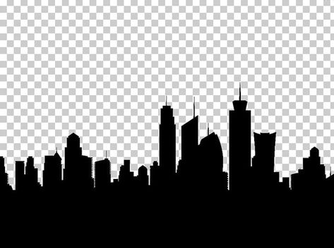 City In Black And White, Matrix Cake, City Silhouette Art, New York Silhouette, London Skyline Silhouette, City Shadow, London Silhouette, Cityscape Silhouette, Rpg Edit