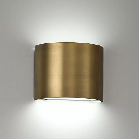 dweLED Pocket 1-Light LED Flush Mount | Wayfair Hallway Sconces, Wall Sconces Living Room, Wall Lights Living Room, Sconces Living Room, Wall Scones, Sconces Bedroom, Wall Lights Bedroom, Modern Sconces, Modern Wall Sconces