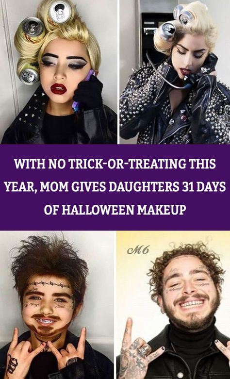 Michelle Scrivner is a hair and makeup artist who wanted to make sure her daughters feel the spirit of Halloween even in this strange year of 2020, so she decided to do 31 days of Halloween makeup as a fun alternative. Usa Illustration, Doodle Anime, Watercolor Doodle, Anime Portrait, Celebrity Facts, Illustrator Design, 31 Days Of Halloween, Young Mother, Beauty Images