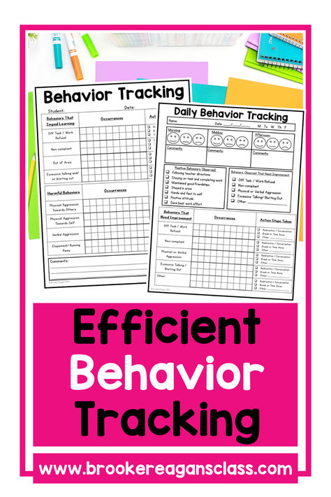 Are you a teacher or support staff looking for help with student behavior data tracking? Have you been told by administration that you need behavior DATA? Well, I have created a guide that covers everything you need to know to successfully implement a data tracking system in your classroom. From understanding the essential role of student behavior data tracking to choosing the right behavior tracker, setting up an effective system, and utilizing behavior charts for positive change. Behavior Tracking Kindergarten, Sped Behavior Chart, How To Organize Student Data, Teacher Data Tracking, Behavior Tracker Elementary, Behavior Management 3rd Grade, Student Data Tracking Elementary, Behavior Tracking Data Collection, Behavior Tracking Sheet Free Printable