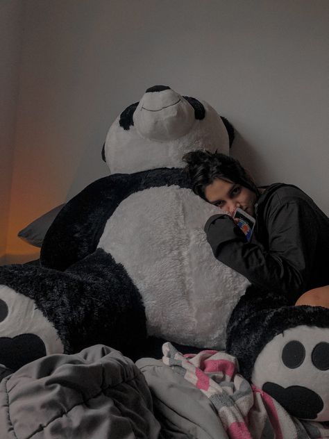 Pandas, Cute Big Teddy Bears, Big Teddy Bear Aesthetic, Big Plushies, Panda Teddy, Panda Teddy Bear, 22nd Birthday Cakes, Panda Items, Big Panda