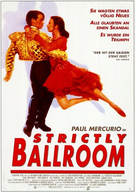 Strictly Ballroom, Posters Minimalist, Brokeback Mountain, Baz Luhrmann, Vintage Theatre, Movies By Genre, Rebecca Ferguson, Film Making, Comedy Drama