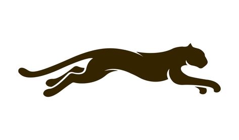 Puma Logo Design, Tiger Logo Design, Leopard Vector, Panther Tattoos, Cheetah Logo, Animal Stencil Art, Lion Silhouette, Ram Tattoo, P Logo Design