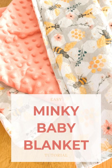 Easy Baby Blanket Tutorial - Amaryllis Lane Flannel And Minky Blanket Diy, Senior Blankets, Minky Blanket Tutorial, Baby Blanket Tutorial, Owl Sewing, Boys Quilt Patterns, Trendy Baby Blankets, Diy Baby Blanket, Blanket Tutorial