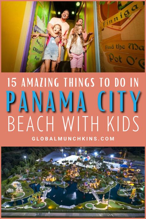 Things To Do In Panama City Beach Fl, Panama City Beach Florida Things To Do, Beach Activities Kids, Panama Trip, Panama City Beach Florida Restaurants, Florida In December, Panama City Beach Florida Kids, Mexico Beach Florida, Beach With Kids