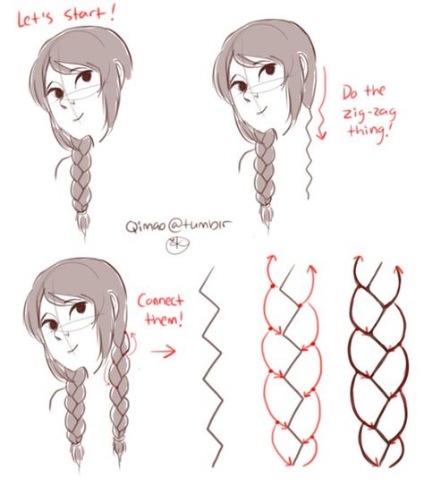 How to make a braid(not my art)