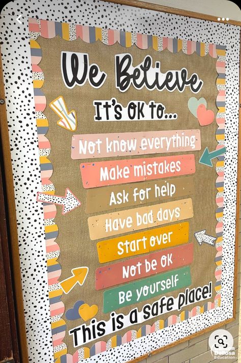 Motivational Quotes Bulletin Board, Teacher Birthday Bulletin Board Ideas, Work Notice Board Ideas, Welcome Greetings For Students, Anchor Chart Bulletin Board Display, Creativity Starts Here, Classroom Goals Bulletin Board, Bulletin Board Ideas For Highschool, I Am Bulletin Board Ideas