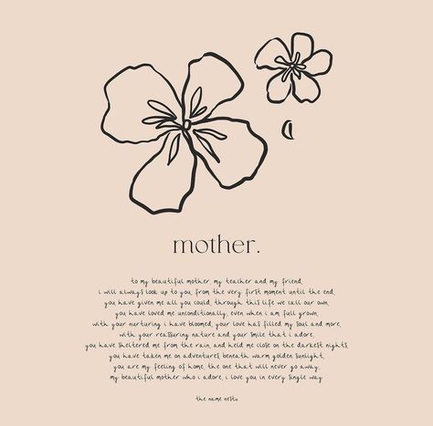 Mother muse. a poem written for a mother, the most special gift this Mother’s Day 💫 Tag a mother who would love this and spread the 🧡 Mother Day Poems, Mother’s Day Poems, Poetry For Mother, Mother’s Day Poem, Mother Day Poem, Poem To Mom, Poem For Mothers Day, Mothers Poem, Poems About Mothers Love