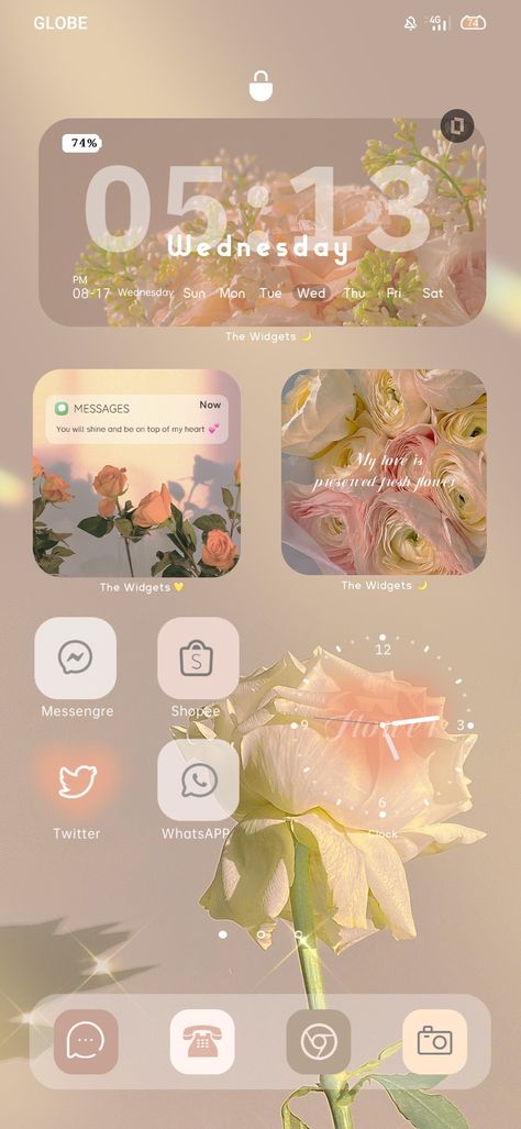 Cute Home Screens With Widgets, Organization Ideas For Iphone, Aesthetic Themes For Android Apps, Widget Ipad Aesthetic Pink, Theme Apps For Android, Phone Inspiration Layout, Iphone Wallpaper Ideas Screens, Widgets Ideas Iphone, Aesthetic Themes For Android