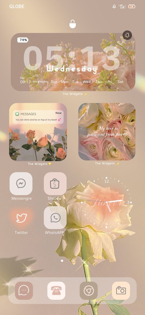 Iphone Screen Ideas Aesthetic, Theme Apps For Android, I Phone Theme Ideas, Iphone Pink Layout, Iphone Aesthetic Widgets Ideas, Aesthetic Theme For Phone, Aesthetic Themes For Android, App Widgets Aesthetic, Aesthetic Wallpaper For Homescreen