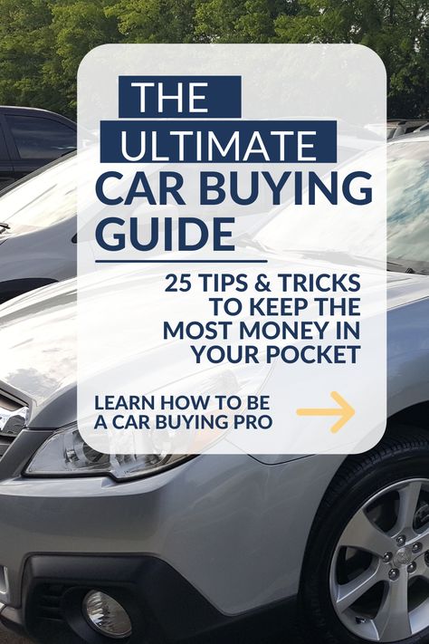 Image of car buying lot promoting blog with car buying advice for how to buy new and used cars. The ultimate car buying guide 25 tips and tricks to keep the most money in your pocket. Learn How to be a car buying pro to save money. Buying A New Car Tips, Buying A Car Checklist, Tips For Buying A New Car, Car Buying Outfit, Buying A Used Car Tips, Car Shopping Tips, Best Time To Buy A Car, How To Buy A Car Tips, How To Buy A Car With No Money