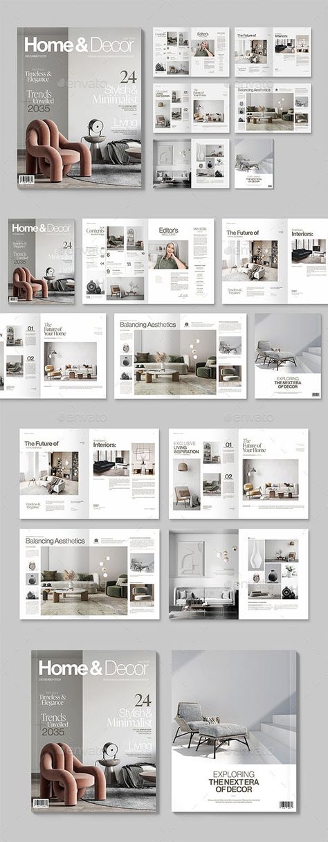 Magazine Cover Interior Design, Architectural Digest Magazine Layout, Magazine Layout Design Architecture, Home Magazine Design, Home Magazine Cover, Landscape Magazine Layout Design, Interior Catalog Design Layout, Magazine Layout Architecture, Magazine Template Design