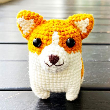 Crochet Corgi Dog Amigurumi Free PDF Pattern Amigurumi Patterns, Corgi Free Crochet Pattern, Amigurumi Corgi Pattern Free, Corgi Crochet Pattern Free, Crochet Corgi Pattern, Corgi Crochet Pattern, Crochet Corgi, Deep Video, Dog Amigurumi Pattern