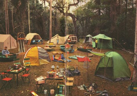 Auto Camping, 80s Camping, School Camping Trip, Camping Oregon, Camping Ground, Tent City, Camp Ground, Camping Sauvage, Group Camping