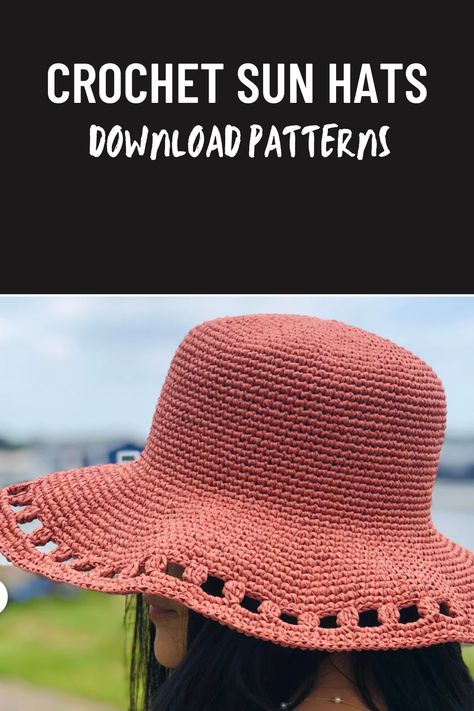 Get ready for summer with these adorable crochet sun hats! Perfect for adding a stylish touch to your sunny day outfits, these patterns are easy to follow and fun to make. Whether you're a beginner or an experienced crocheter, creating your own sun hat is a delightful project. Stay cool and chic with unique, handmade crochet sun hats that offer both fashion and sun protection. Kawaii, Crochet Cotton Sun Hat Free Pattern, Crochet Sun Hats Free Pattern, Crochet Beach Hats Free Pattern, Crochet Summer Patterns Free, Quick And Easy Free Crochet Patterns, Crochet Beach Hat, Crochet Summer Hats Free Pattern, Crochet Sun Hat Free Pattern