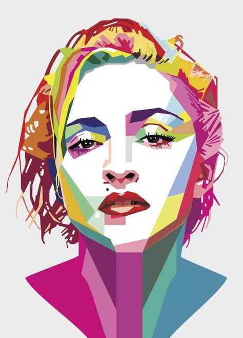 Art Journal Techniques, Madonna Art, Wpap Art, Warhol Art, Geometric Nature, Graphic Poster Art, Healthy Meals Recipes, Simple Pictures, Meals Recipes