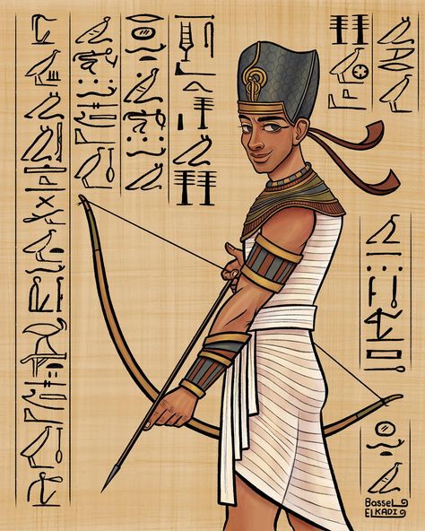 Egyptian Hyroglifics, Egyptian Pharaoh Art, Pharoah Egyptian Drawing, Pharoah Egyptian, Egyptian Illustration, Pharaoh Egyptian, Egyptian Aesthetic, Egyptian Drawings, Egypt Crafts