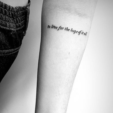 Live For The Hope Of It All Taylor Swift Tattoo, For The Hope Of It All Tattoo Taylor Swift, Were All Stories In The End Tattoo, Tattoo Designs Taylor Swift, Living For The Hope Of It All Tattoo, Taylor Swift Themed Tattoos, For The Hope Of It All Tattoo, To Live For The Hope Of It All Tattoo, Hope Of It All Tattoo