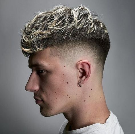 Men Hair with Highlights 20 Ideas - mens-club.online Men’s Blonde Highlights Short Hair, Men Streaks Hair, Men Fohawk Fade Faux Hawk, Mens Highlighted Hair, Men’s Highlights Short Hair, Mens Highlights Short Hair, Blonde Highlights Men Dark Hair, Man Highlights Hair, Blonde Tips On Black Hair Men