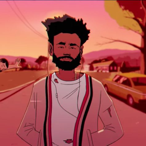 Childish Gambino Lives in a Neighborhood Full of Animated Hip-Hop Stars in "Feels Like Summer" | GQ Hippy Art, Feels Like Summer Childish Gambino, Vibes Tumblr, Feels Like Summer, Childish Gambino, Donald Glover, Hip Hop Art, Original Music, Summer Vibe