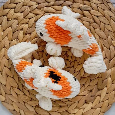 Crochet Pdf Pattern Free, Crochet Fish Pattern Free, Amigurumi Animals Free Pattern, Japan Crochet, Crochet Amigurumi Free Pattern, Crochet Patterns Free Amigurumi, Karp Koi, Fish Amigurumi, Cute Crochet Patterns