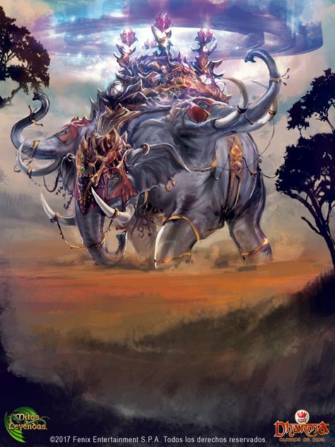 Elephant God, Myths And Legends, Vedic Art, Hinduism Art, Demon Art, Elephant Art, Mythical Creatures Art, God Art, God Illustrations