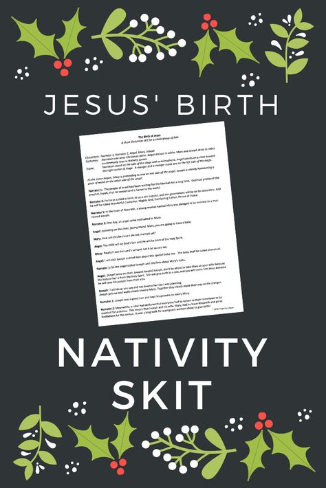 Natal, Children’s Church Christmas Party, Lds Christmas Program Ideas, Christian Christmas Program Ideas, Nativity Skits For Kids, Lds Nativity Script, Free Christmas Plays For Small Churches, Short Christmas Skits For Preschool, Nativity Script For Kids
