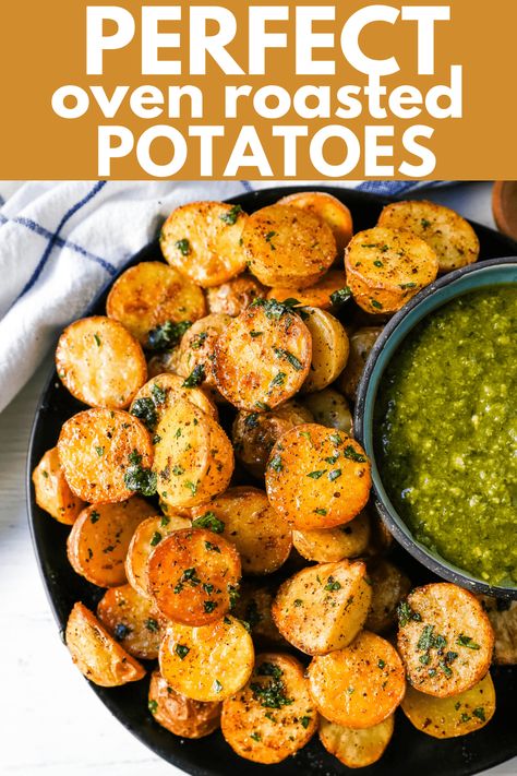 Essen, Best Baked Potatoes In The Oven Recipes, Buttery Roasted Potatoes, Gold Potato Side Dishes, Garlic Baked Potatoes In The Oven, Healthy Yukon Gold Potato Recipe, Healthy Baby Potato Recipes, Garlic Butter Potatoes Roasted, Roasted Gold Potatoes In Oven