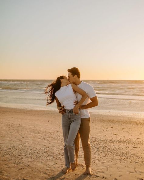 this golden hour engagement shoot gave me lifeeeee 🌞 There’s just something about St. Pete sunsets that fills me up! Fun fact: before I moved down here a couple years ago, I came on one of my spring breaks during college at UF and instantly was like “What is this place!? These sunsets are incredible!!” & now I get to photograph them often + I’m just so blessed 🥹 [golden hour, golden hour engagement photos, Florida photographer, Tampa photographer, St.Pete photographer, Florida wedding photo... Engagement Photos, Engagement Shoots, Florida Wedding, Engagement Shoot, Fun Fact, Golden Hour, Spring Break, Wedding Photo, Tampa