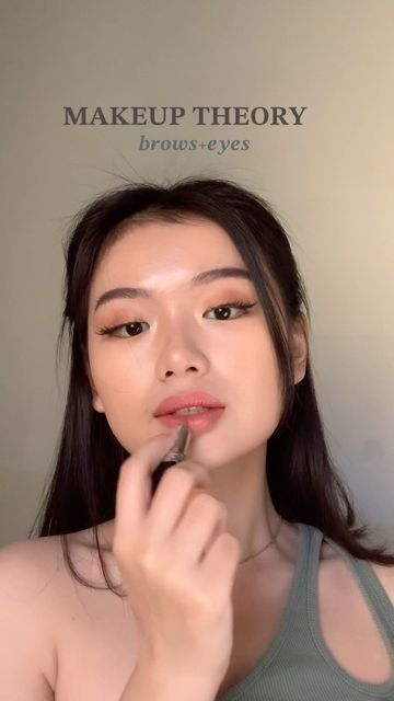 Clean Asian Makeup, Makeup Chubby Face, Fat Face Makeup, Round Face Makeup Looks, Chubby Face Makeup, Makeup For Chubby Face, Thicker Eyebrows Makeup, Cheekbones Makeup, Eyebrow For Round Face