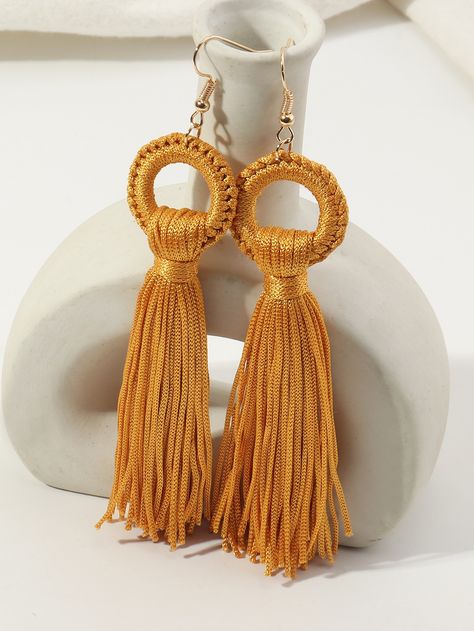 Crochet Jewlery, Elegant Crochet, Crochet Jewelry Patterns, Mode Crochet, Crochet Earrings Pattern, Tassels Decor, Crochet Fashion Patterns, Quick Crochet, Handmade Fashion Jewelry