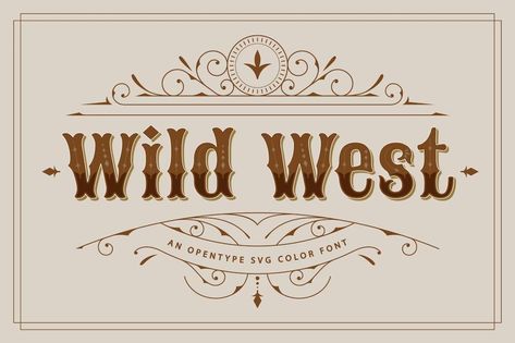 Wild West Font | Free Download on Freepik Logo Psd, Technology Icon, Poster Invitation, Western Look, Presentation Template Free, Card Banner, Home Icon, Font Types, Font Free