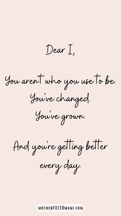 Everyday Affirmations Motivation, Be A Better Version Of Yourself Quotes, Everyday Quotes Positivity Motivation, Dear Me Quotes, Dear Self Quotes Motivation, Stop Living In The Past, Self Reflection Quotes, Affirmations Confidence, Living In The Past