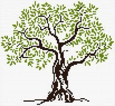Tree - Cross-Stitch Designs Cross Stitch Charts, Cross Stitch Calculator, Cross Stitch Tree, Stitch 2, Willow Tree, Cross Stitch Patterns Free, Tree Leaves, Online Pattern, Cross Stitch Designs