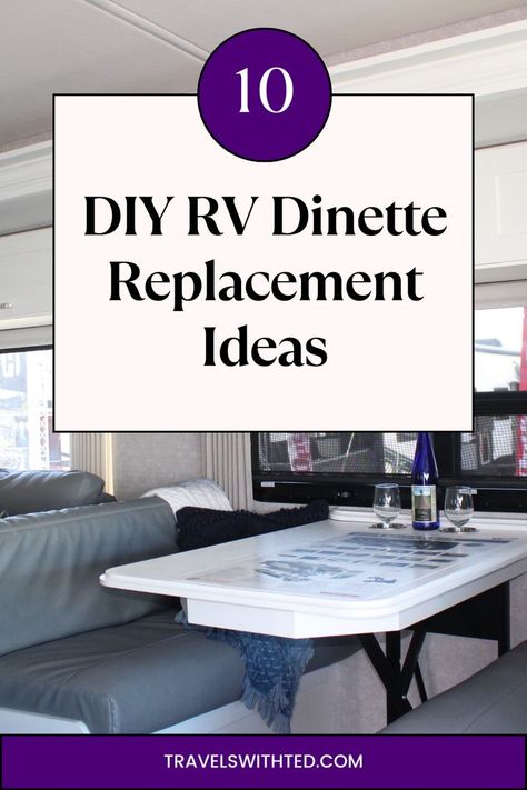 Table For Rv, Rv Dinette Table Makeover, Rv Dinette Storage Ideas, U Shaped Camper Dinette, Rv U Shape Dinette Remodel, Rv Tables Ideas, Rv Dining Table Makeover, Rv Dining Area Remodel, Rv Dinette To Daybed