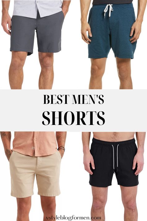 The best men’s shorts are in direct correlation with their inseam. To this day, there are still men wearing shorts too long for their stature. Despite the availability of shorter short inseams, we are still at a skin deficit with you guys. If only you fellas knew how much women want to see your legs. Baggy Shorts, Short Torso, Straight Guys, Long Torso, Men's Shorts, Menswear Inspired, Knit Shorts, Too Long, Chino Shorts