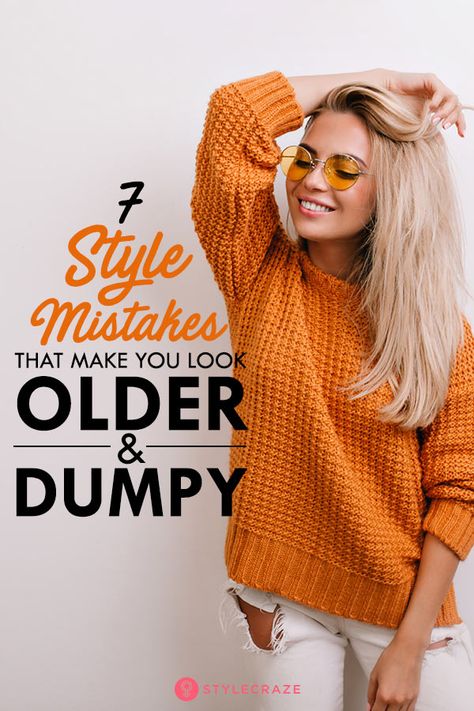 7 Style Mistakes That Make You Look Older And Dumpy Over 60 Hairstyles, Over 60 Fashion, Short Hair Over 60, Style Mistakes, Fashion Mistakes, Look Older, 60 Fashion, Mode Hijab, Look Younger